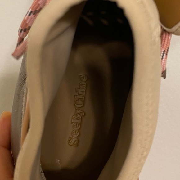 See By Chloé Casey High Top Platform Hiker Sneakers MSRP$495 - Picture 7 of 16